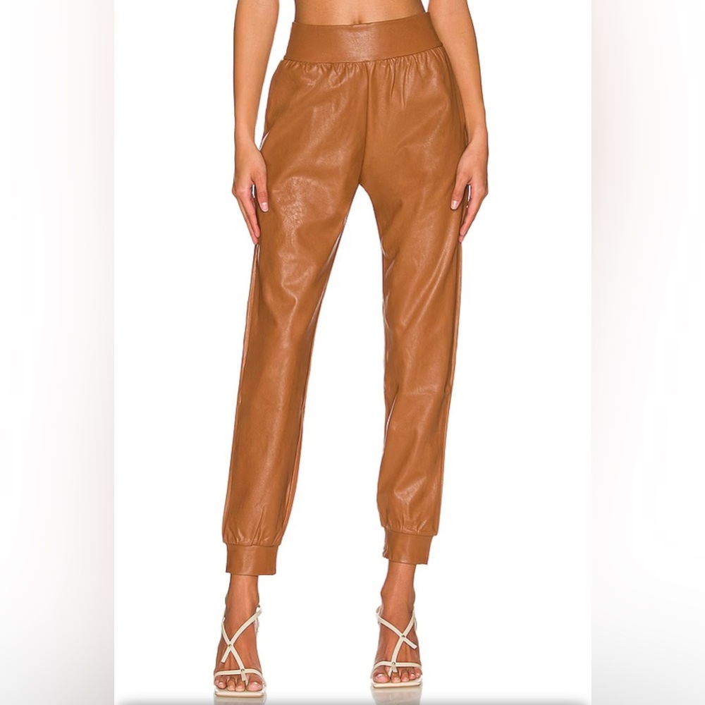 Commando faux leather joggers